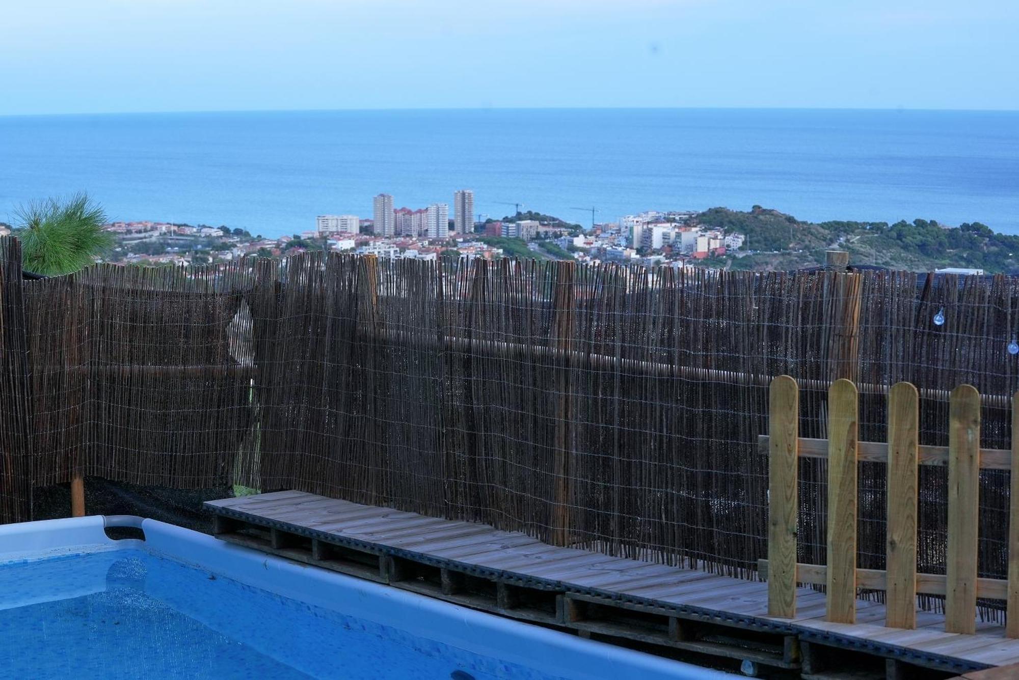Aaa View Private Terrace Outdoor Heated Hot Tub Family Fun Vila Badalona Exterior foto
